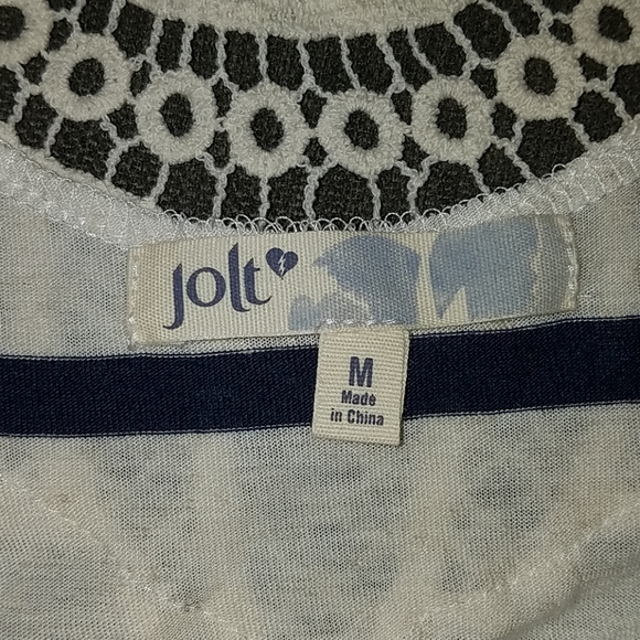 Jolt Navy and White stripe short sleeve - Picture 4 of 4